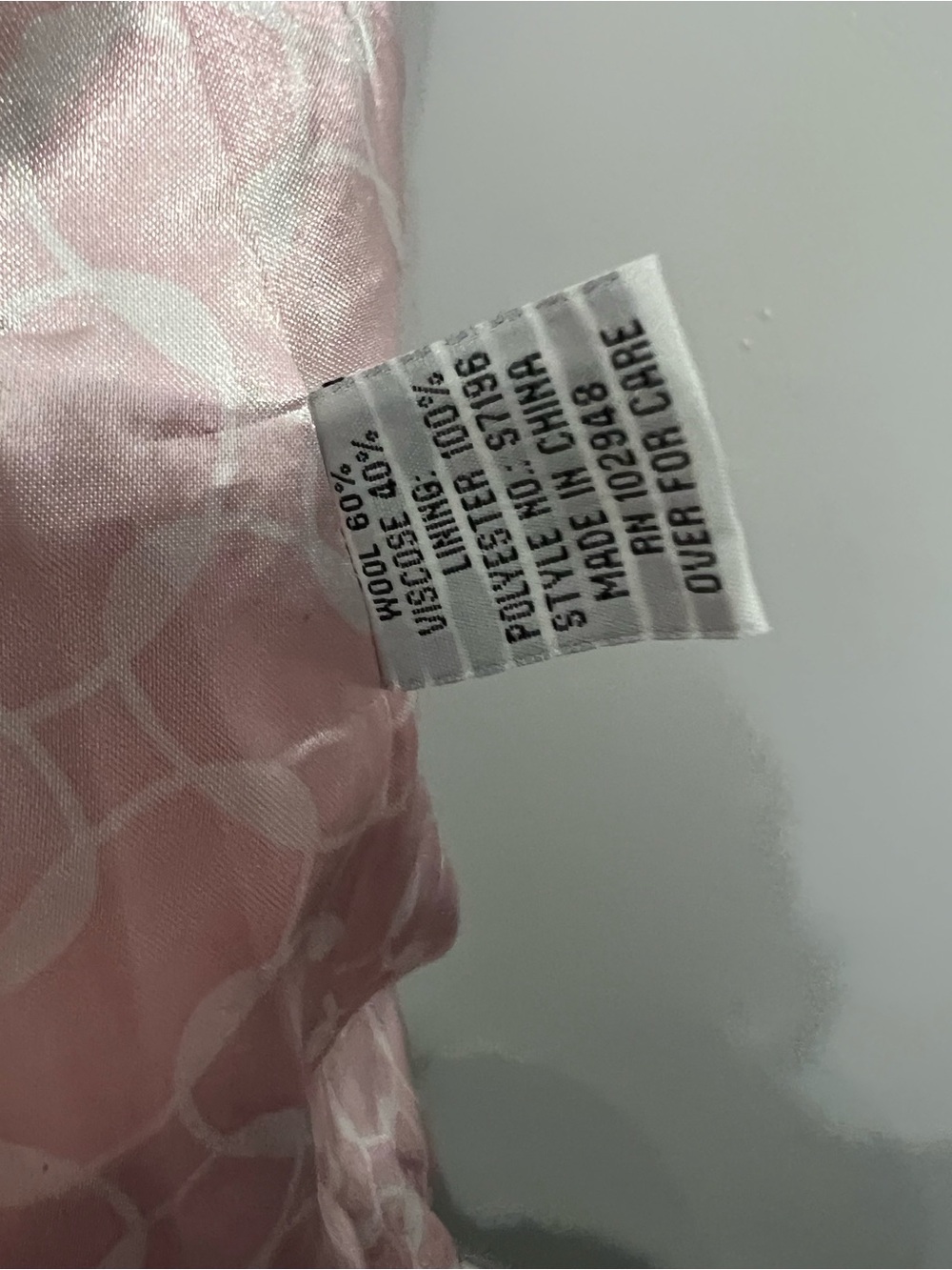 Anthropologie Tulle Pink Wool Pea Coat with Button Front - Picture 6 of 12